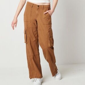 Arizona Jean Company Size 0 Brown Baggy Fit